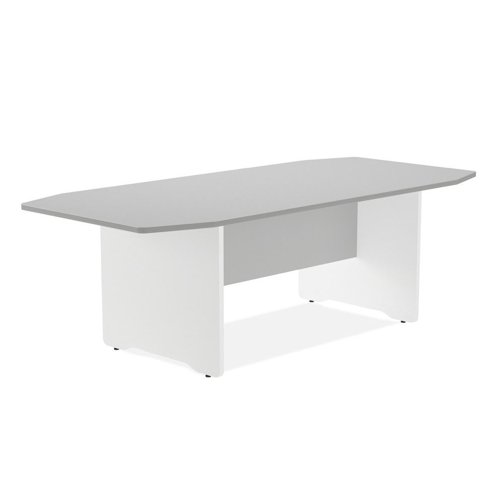 Kit Meeting Mesa 220 x 100 x 72 Blanco / Gris