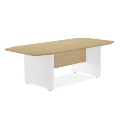 Kit Meeting Mesa 220 x 100 x 72 Blanco / Roble