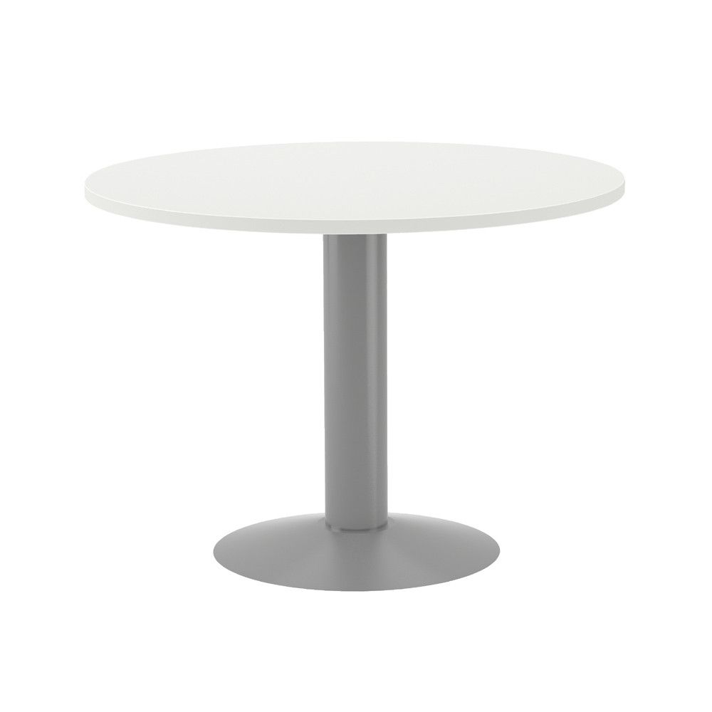 Kit Meeting Mesa Diam. 100 Aluminio / Blanco