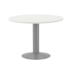 Kit Meeting Mesa Diam. 100 Aluminio / Blanco