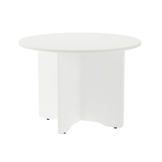 Kit Meeting Mesa Diam. 100 Blanco / Blanco
