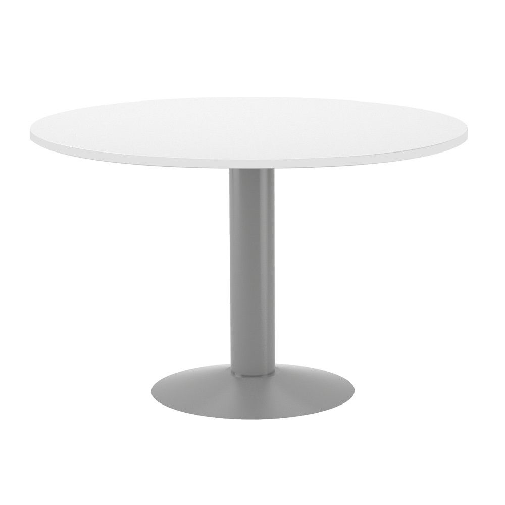 Kit Meeting Mesa Diam. 120 Aluminio / Blanco