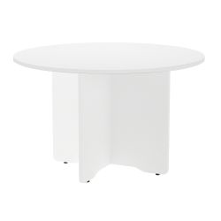Kit Meeting Mesa Diam. 120 Blanco / Blanco