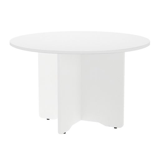 Kit Meeting Mesa Diam. 120 Blanco / Blanco
