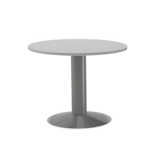 Kit Meeting Mesa Diam. 80 x 72 Cromado / Cristal