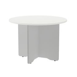 Kit Meeting Mesa Diámetro 100 Aluminio / Blanco