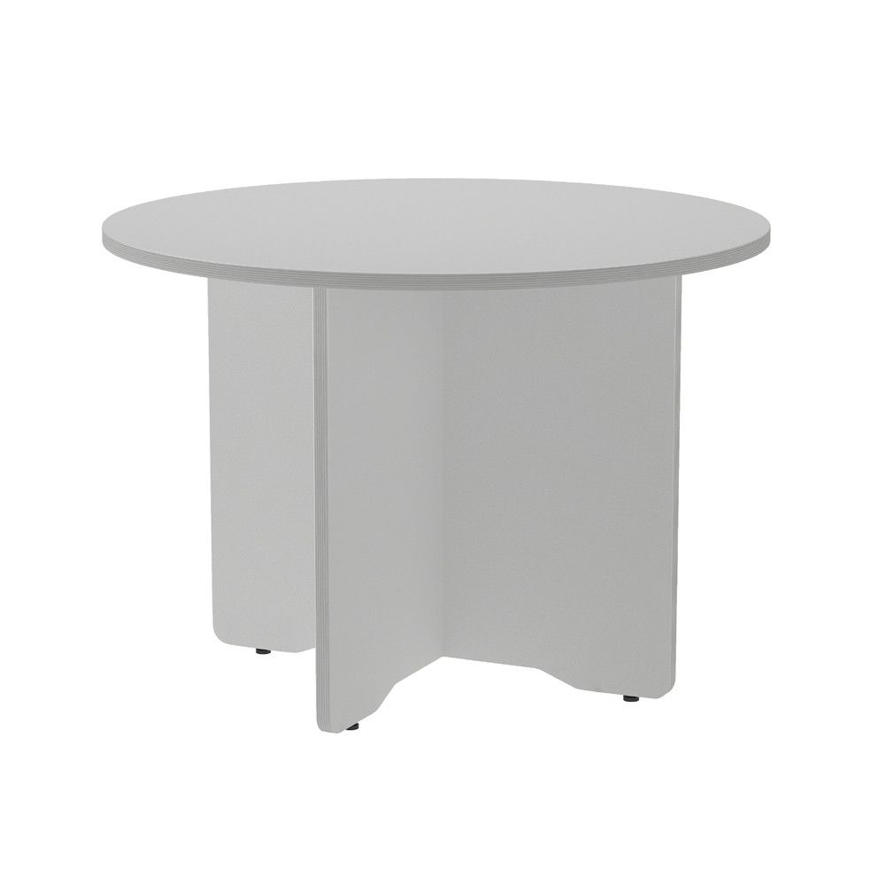 Kit Meeting Mesa Diámetro 100 Aluminio / Gris