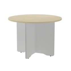 Kit Meeting Mesa Diámetro 100 Aluminio / Haya