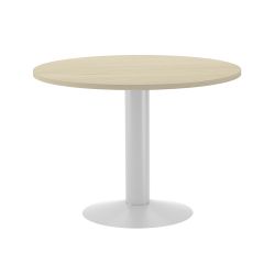Kit Meeting Mesa Diámetro 100 Blanco / Haya