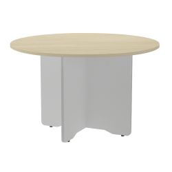Kit Meeting Mesa Diámetro 120 Aluminio / Haya