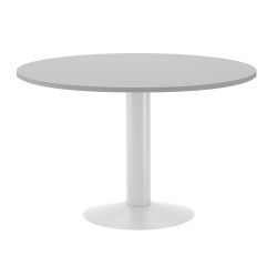 Kit Meeting Mesa Diámetro 120 Blanco / Gris
