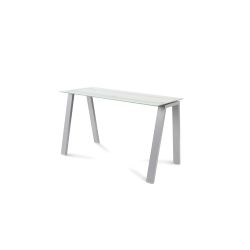 Kit Mesa Blanca 120 x 60 Aluminio / Cristal