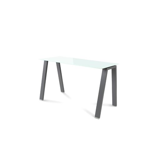 Kit Mesa Blanca 120 x 60 Antracita / Cristal Blanco