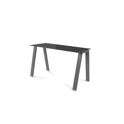 Kit Mesa Blanca 120 x 60 Antracita / Cristal Negro