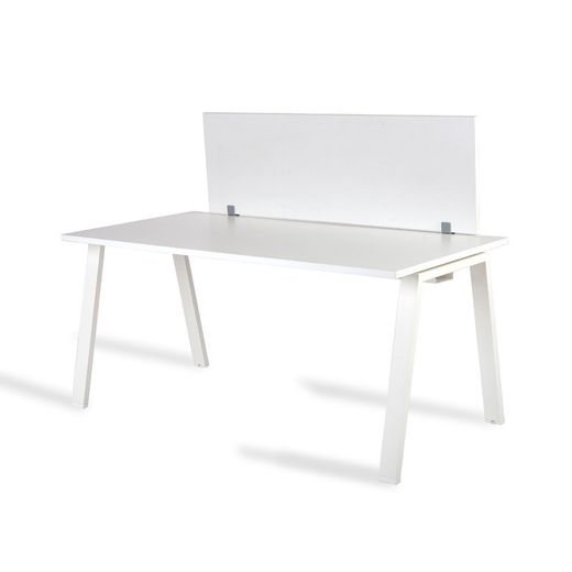 Kit Mesa Blanca 120 x 60 Blanco / Blanco