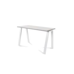 Kit Mesa Blanca 120 x 60 Blanco / Gris