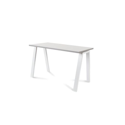 Kit Mesa Blanca 120 x 60 Blanco / Gris