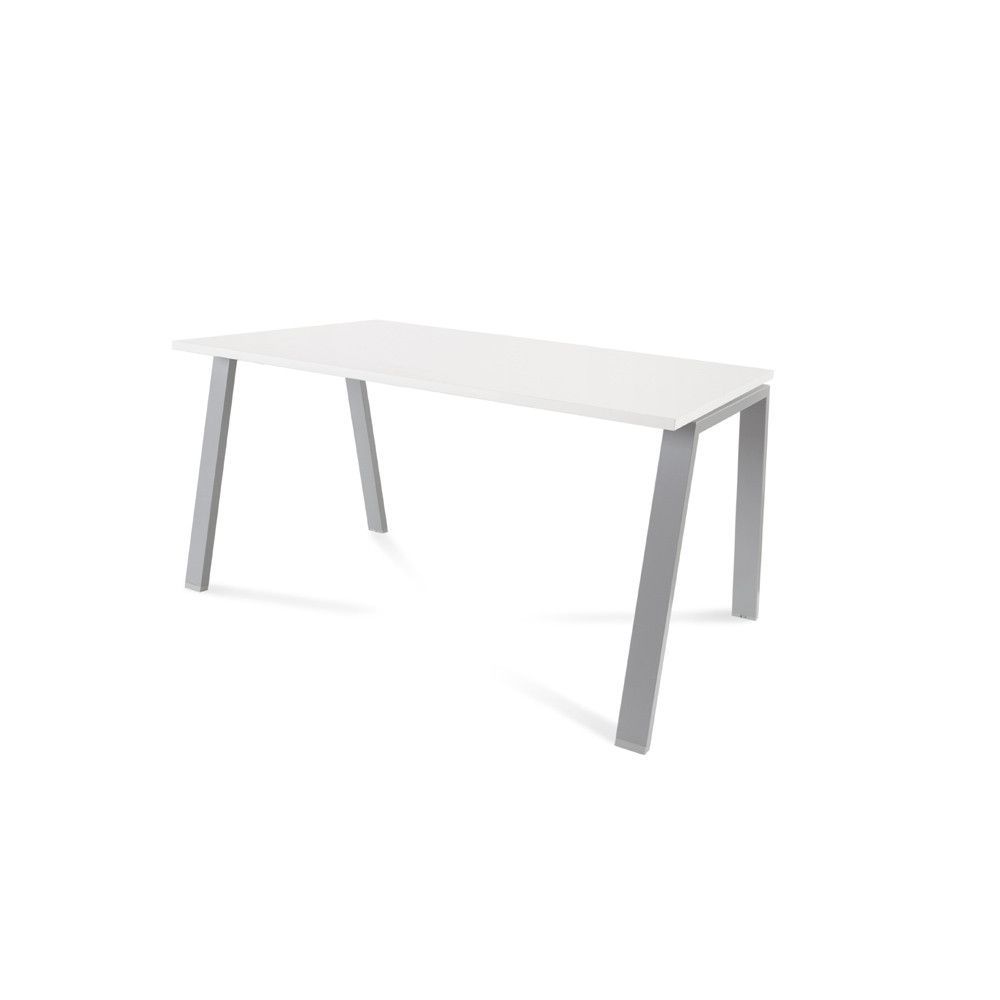 Kit Mesa Blanca 140 x 80 Aluminio / Blanco