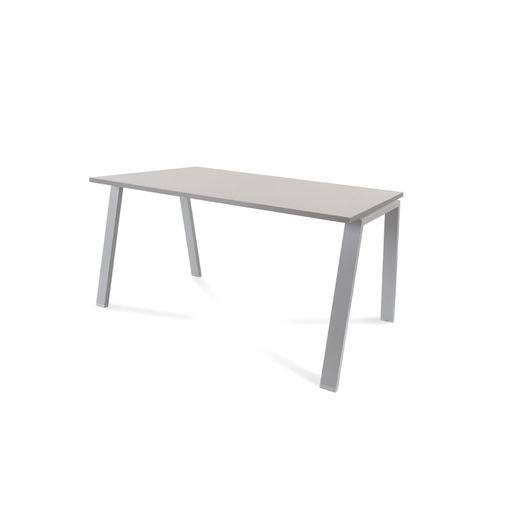 Kit Mesa Blanca 140 x 80 Aluminio/ Gris