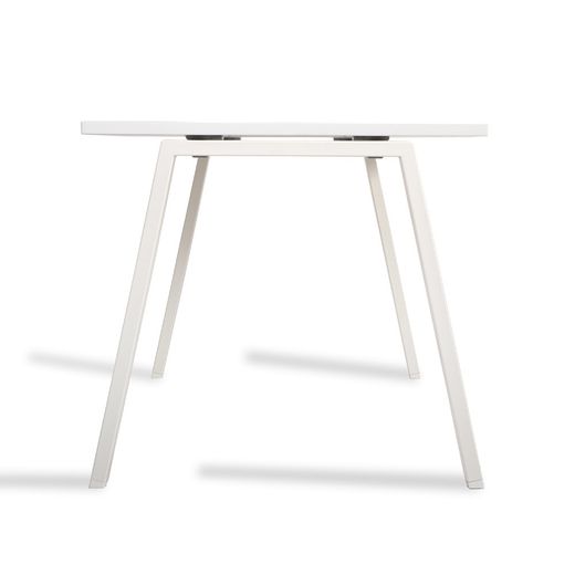 Kit Mesa Blanca 140 x 80 Aluminio/ Gris