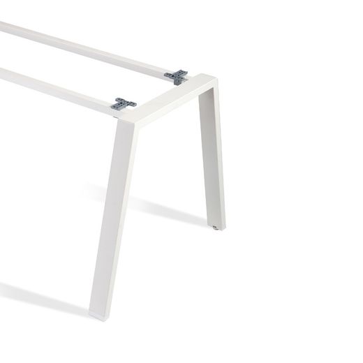 Kit Mesa Blanca 160 x 80 Aluminio/ Gris
