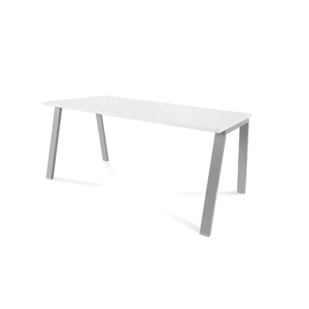 Kit Mesa Blanca 160 x 80 Aluminio/Blanco