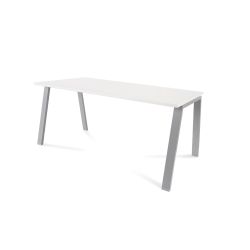 Kit Mesa Blanca 160 x 80 Aluminio/Blanco