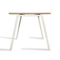 Kit Mesa Blanca 160 x 80 Blanco/ Cristal