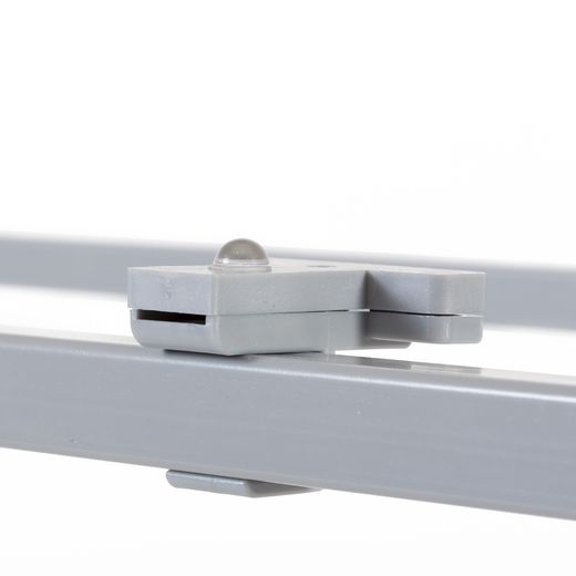 Kit Mesa Blanca 160 x 80 Blanco/ Cristal
