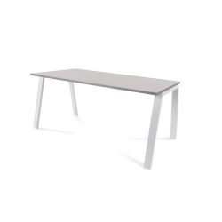 Kit Mesa Blanca 160 x 80 Blanco/ Gris