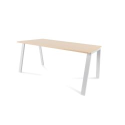 Kit Mesa Blanca 160 x 80 Blanco/ Haya