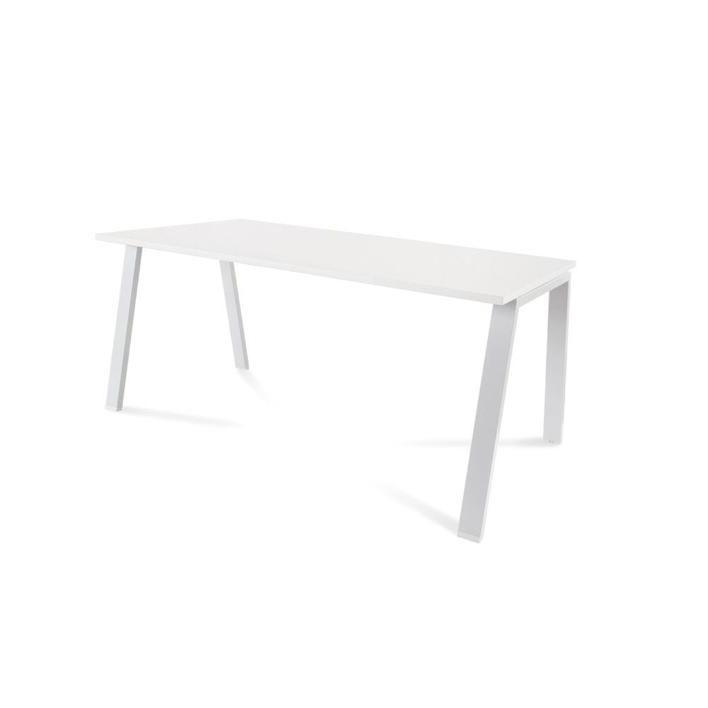 Kit Mesa Blanca 160 x 80 Blanco/Blanco