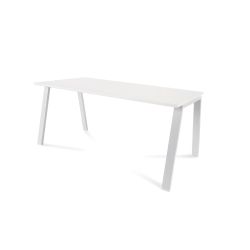 Kit Mesa Blanca 160 x 80 Blanco/Blanco