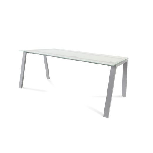 Kit Mesa Blanca 180 x 80 Aluminio/ Cristal