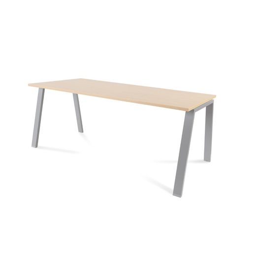 Kit Mesa Blanca 180 x 80 Aluminio/ Haya