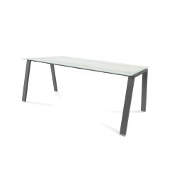 Kit Mesa Blanca 180 x 80 Antracita/ Cristal