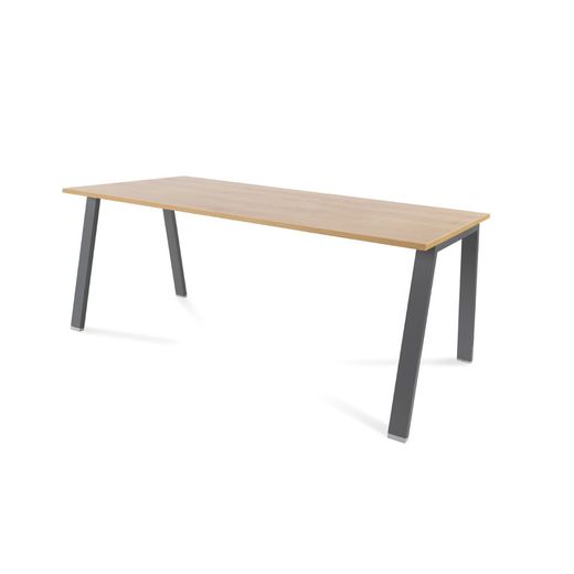 Kit Mesa Blanca 180 x 80 Antracita/ Roble