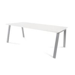 Kit Mesa Blanca 200 x 100 Aluminio/Blanco