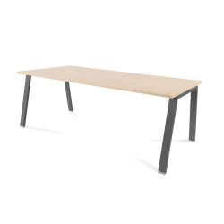 Kit Mesa Blanca 200 x 100 Antracita/ Haya