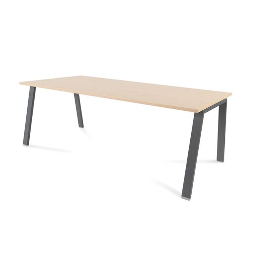 Kit Mesa Blanca 200 x 100 Antracita/ Haya