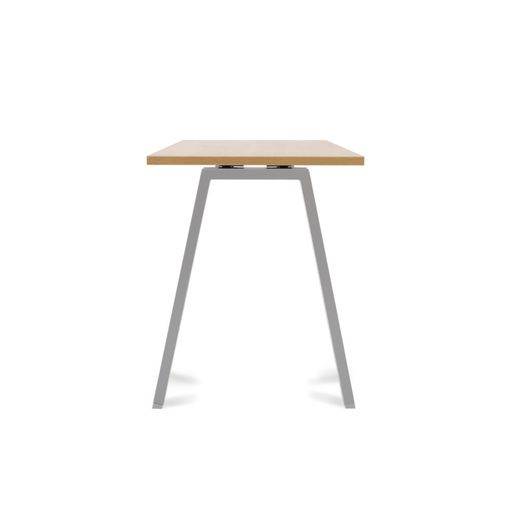 Kit Mesa Blanca 200 x 100 Blanco/ Roble