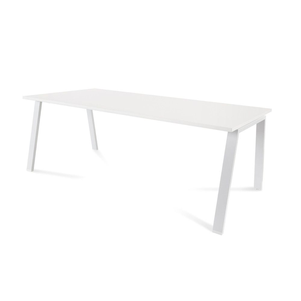 Kit Mesa Blanca 200 x 100 Blanco/Blanco