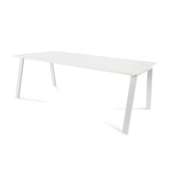 Kit Mesa Blanca 200 x 100 Blanco/Blanco