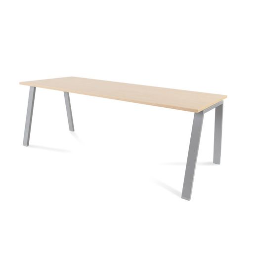 Kit Mesa Blanca 200 x 80 Aluminio/ Haya