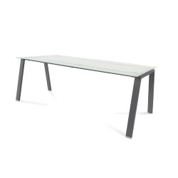 Kit Mesa Blanca 200 x 80 Antracita/ Cristal