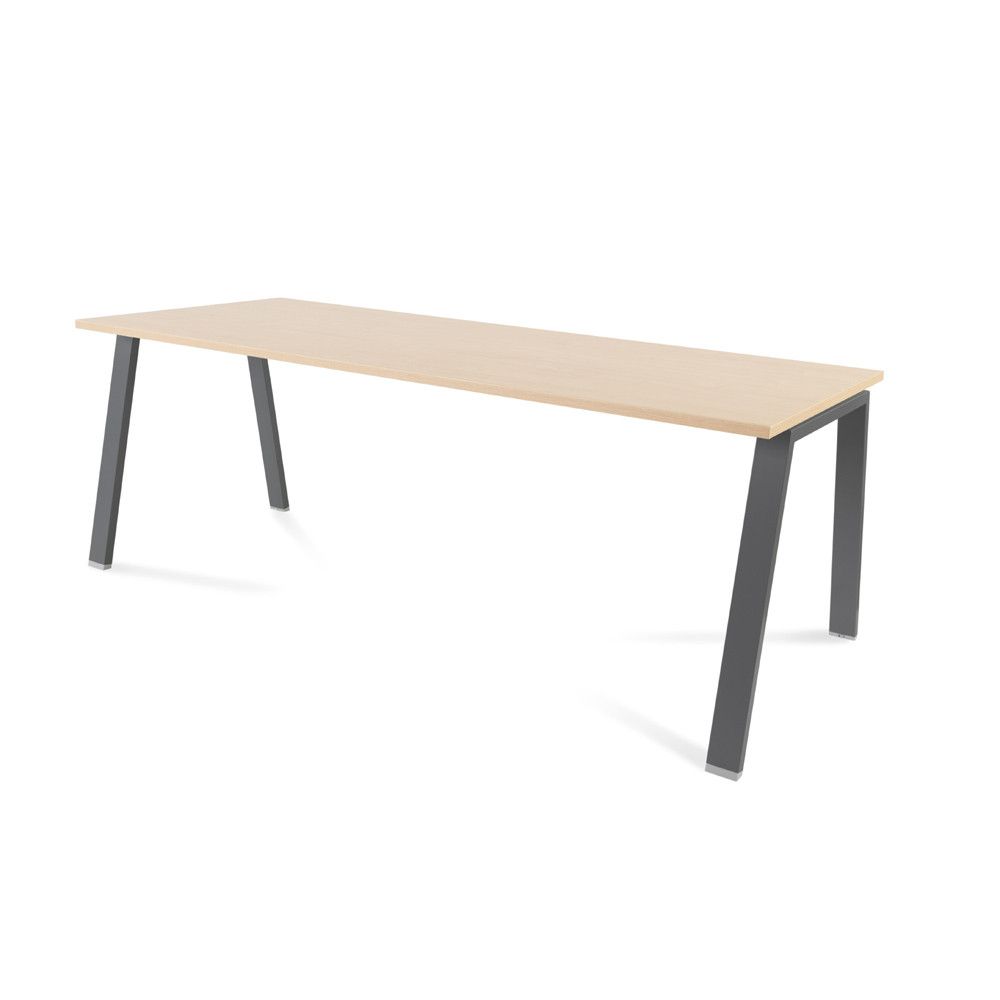 Kit Mesa Blanca 200 x 80 Antracita/ Haya