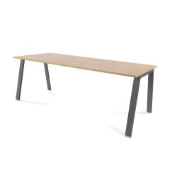 Kit Mesa Blanca 200 x 80 Antracita/ Roble