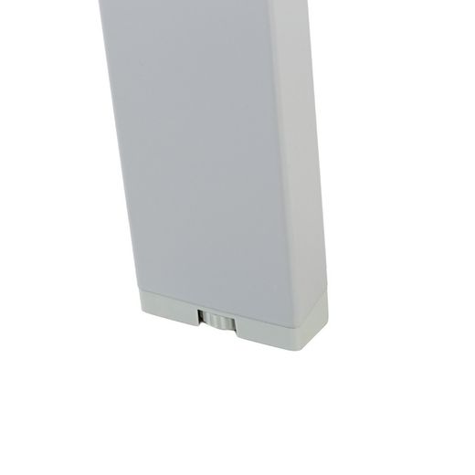 Kit Mesa Blanca 200 x 80 Blanco/ Cristal