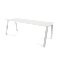 Kit Mesa Blanca 200 x 80 Blanco/Blanco