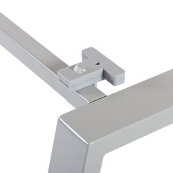 Kit Mesa Blanca L Derecha 160 x 120 Blanco/Blanco